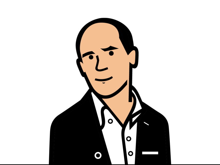 Michael Booth illustrated headshot
